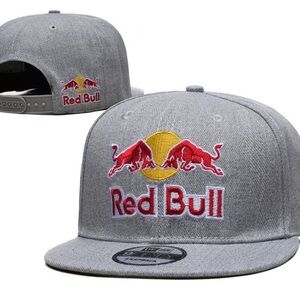 Gray Snapback Hat with Embroidered Logo